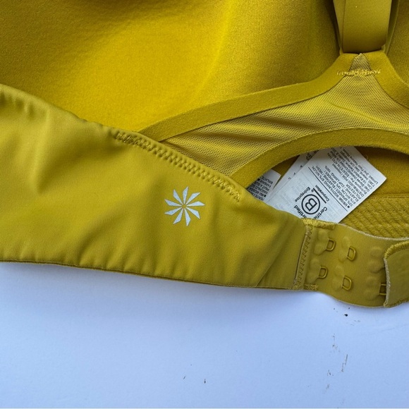 Athleta Mustard-Yellow Sports Bra 36B - Picture 4 of 6